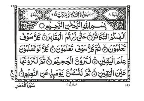 Surah At-Takathur cover
