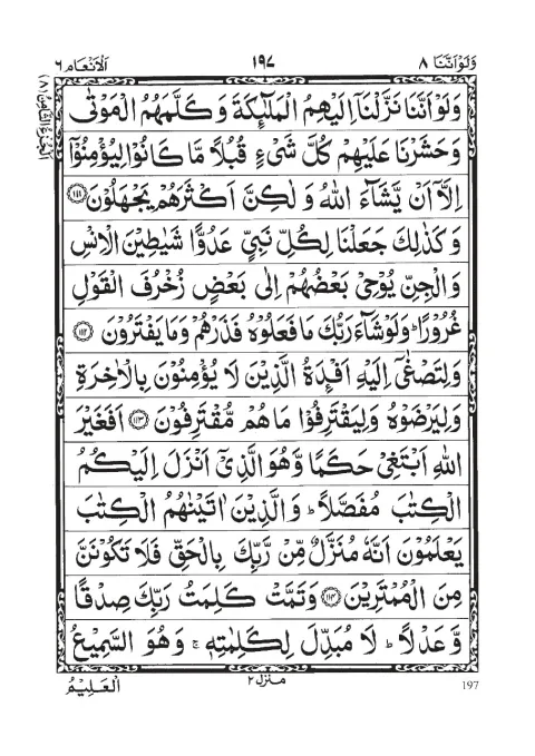 Quran Para 8 (Wa Lau Annana) cover