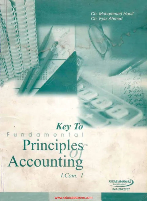 Key to Fundamental Principles of Accounting (I.Com Part 1) cover