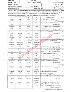 Civics 9th Class Past Paper 2024 — Multan Board cover