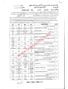 Education 10th Class Past Paper 2024 — Sargodha Board cover