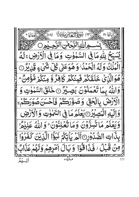 Surah At-Taghabun cover