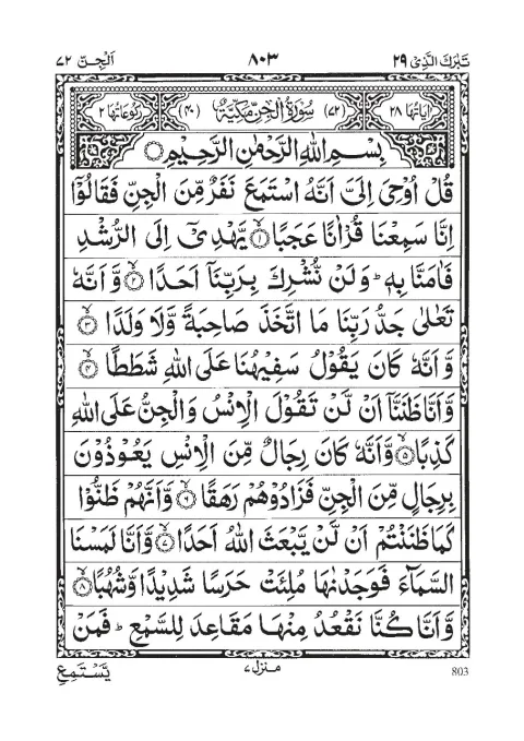 Surah Al-Jinn cover